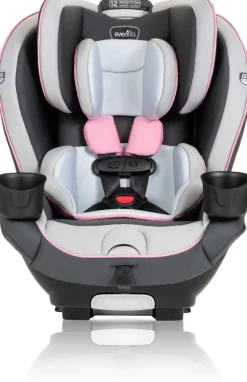 Evenflo EveryKid 3-in-1 Convertible Car Seat - Oneida Pink