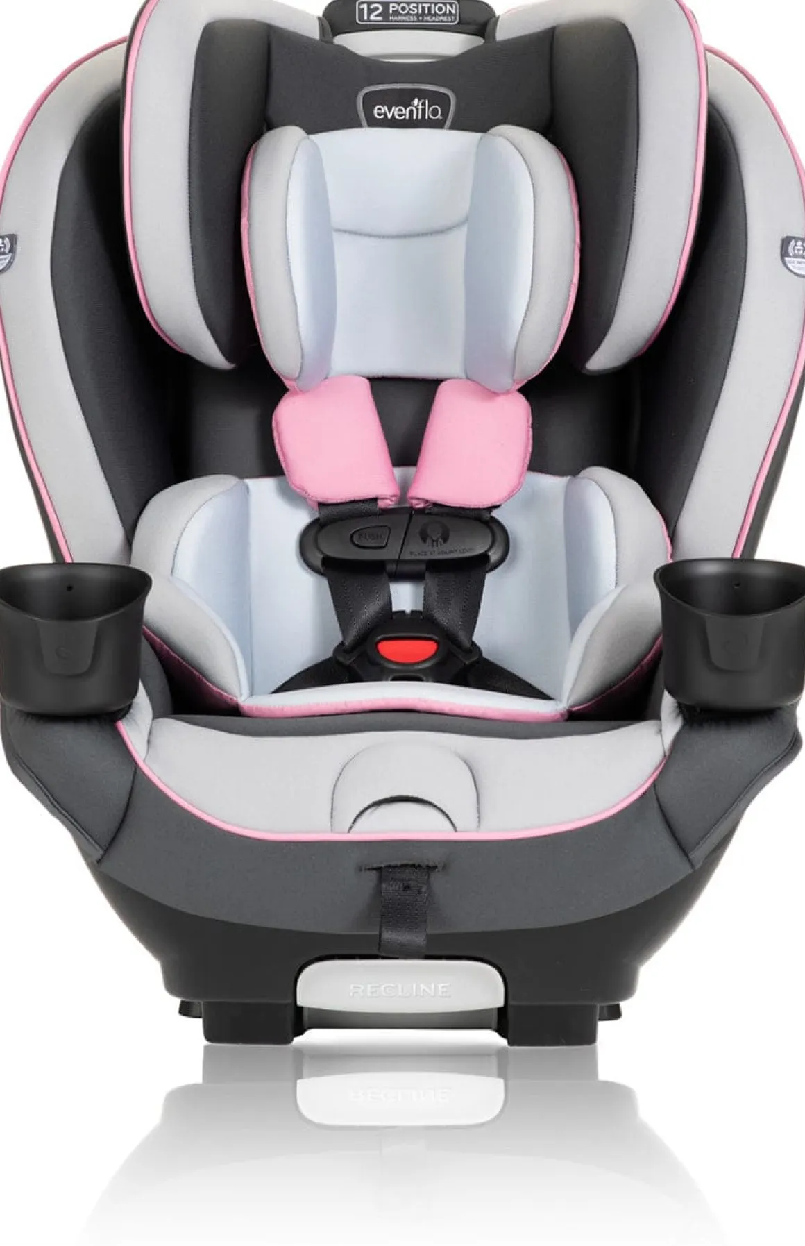 Evenflo EveryKid 3-in-1 Convertible Car Seat - Oneida Pink