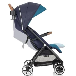 Evenflo GOLD Otto Self-Folding Lightweight Travel Stroller - Sapphire Blue