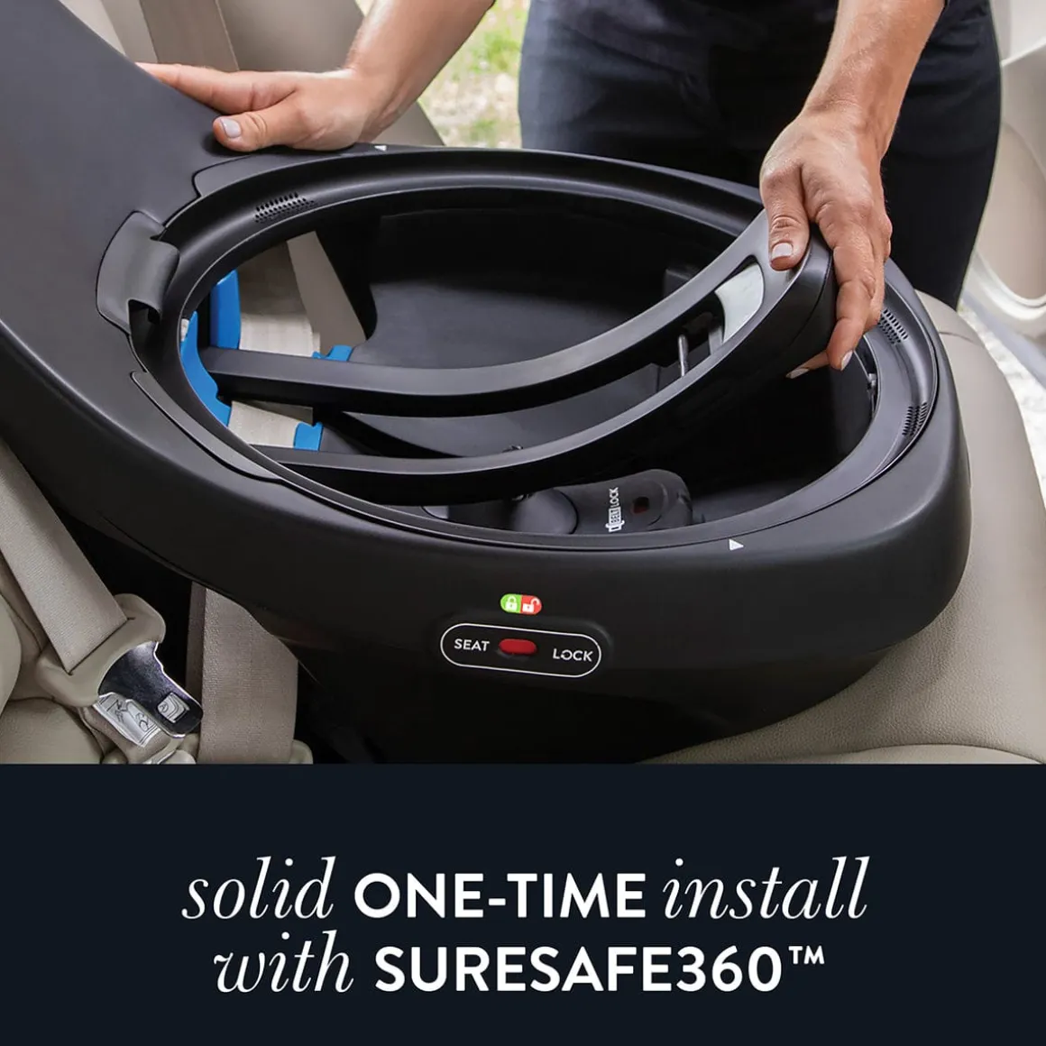 Evenflo GOLD SensorSafe Revolve360 Extend Rotational All-In-One Convertible Car Seat - Opal Pink