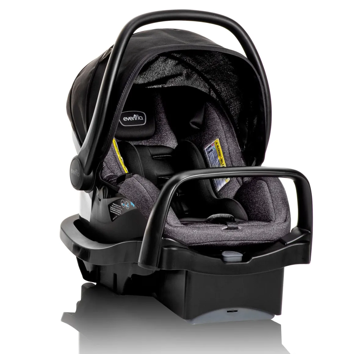Evenflo Pivot Modular Travel System with LiteMax Infant Car Seat - Casual Gray