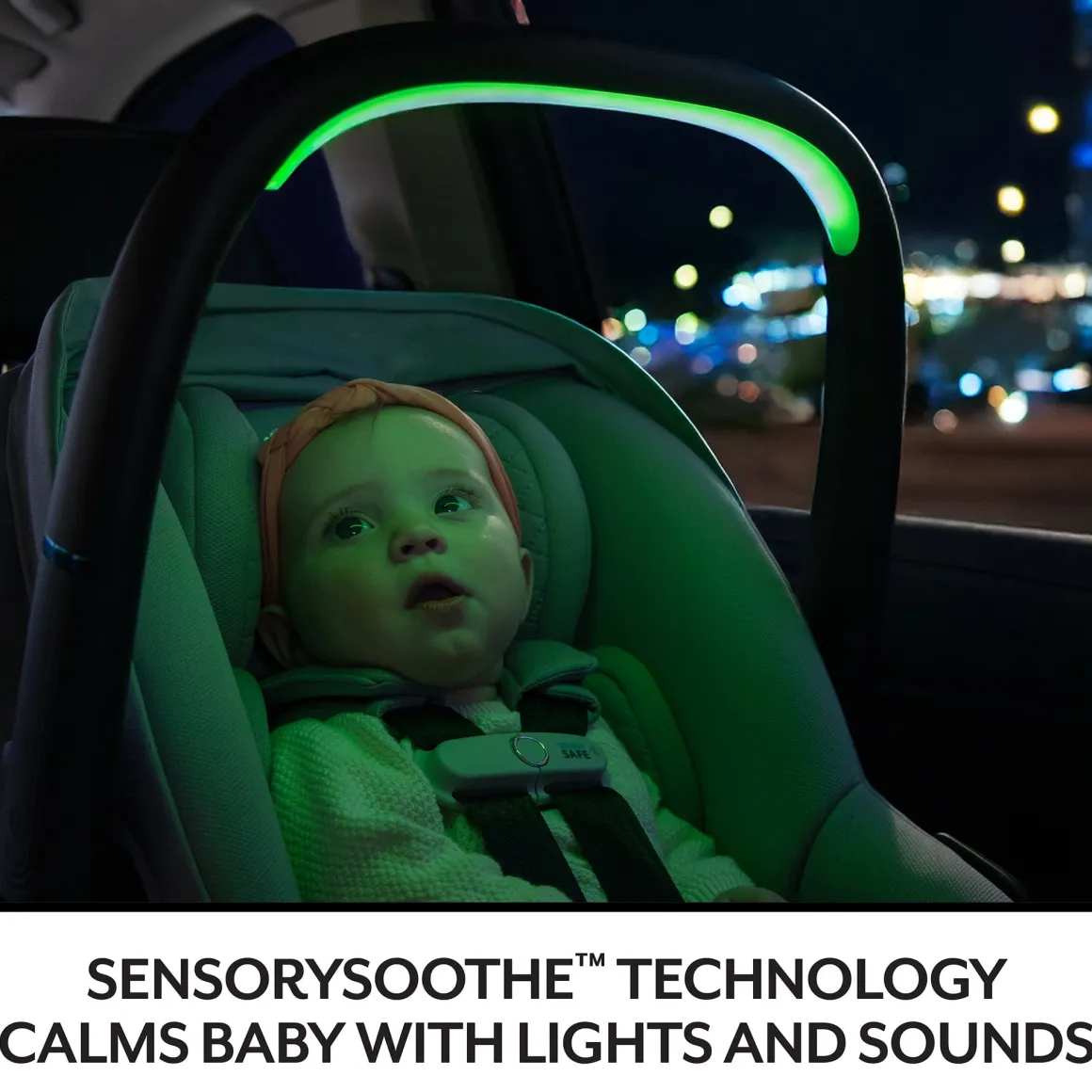 Evenflo Revolve180 LiteMax NXT Rotational Infant Car Seat with SensorySoothe - Agate Purple
