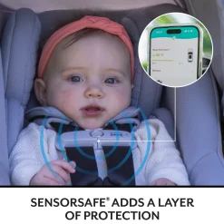 Evenflo Revolve180 LiteMax NXT Rotational Infant Car Seat with SensorySoothe - Jasper Black