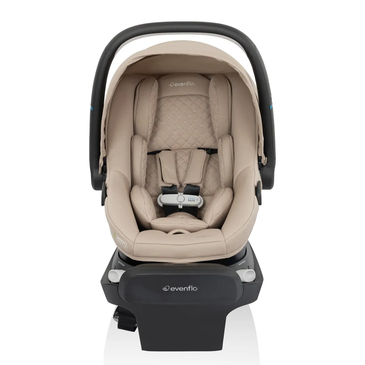 Evenflo Revolve180 LiteMax NXT Rotational Infant Car Seat with SensorySoothe - Topaz