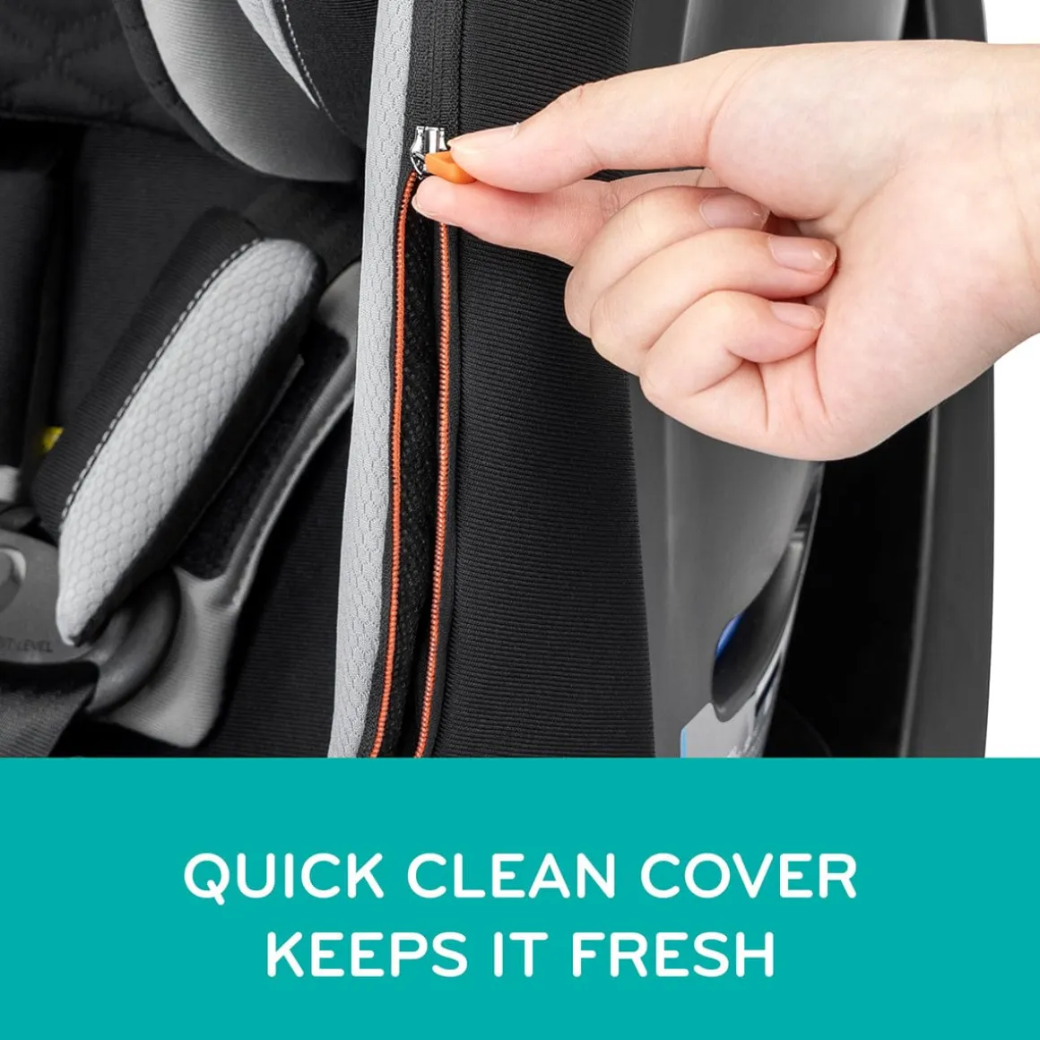 Evenflo Revolve360 Slim 2-in-1 Rotational Convertible Car Seat with Quick Clean Cover - Sutton Purple