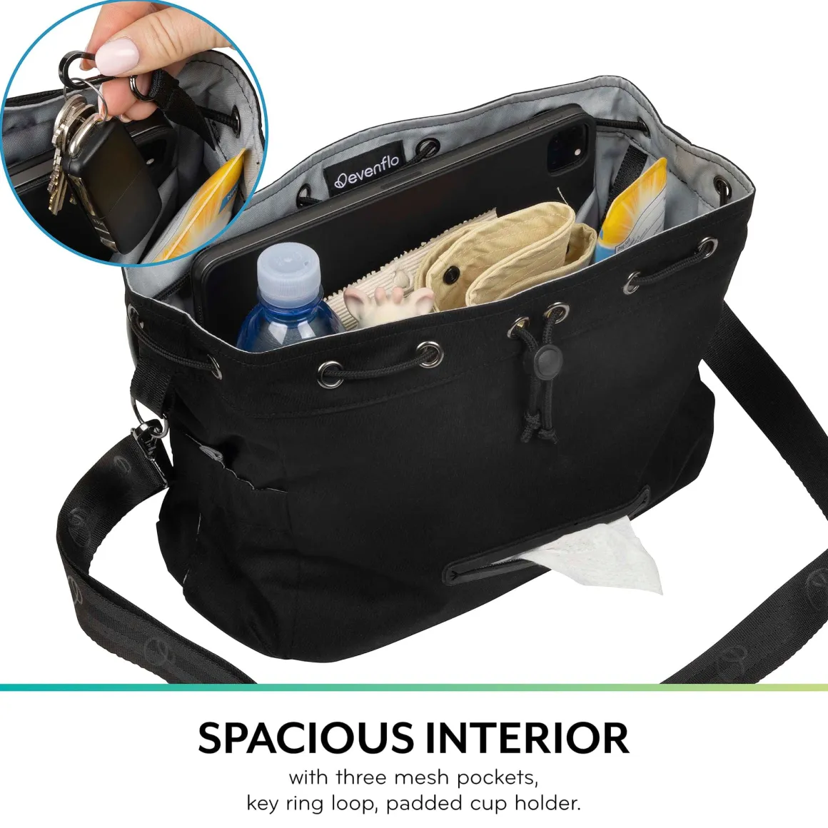 Evenflo Shyft DualRide Babe on The Run Essentials Bag