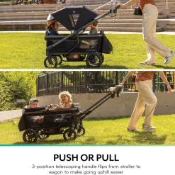 Evenflo Shyft Rideshare All-Terrain Performance Stroller Wagon - Electric Blue