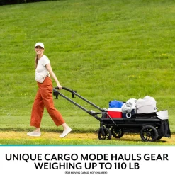 Evenflo Shyft Rideshare All-Terrain Performance Stroller Wagon - Electric Blue