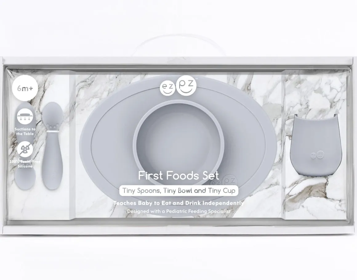 EZPZ First Foods Set - Pewter