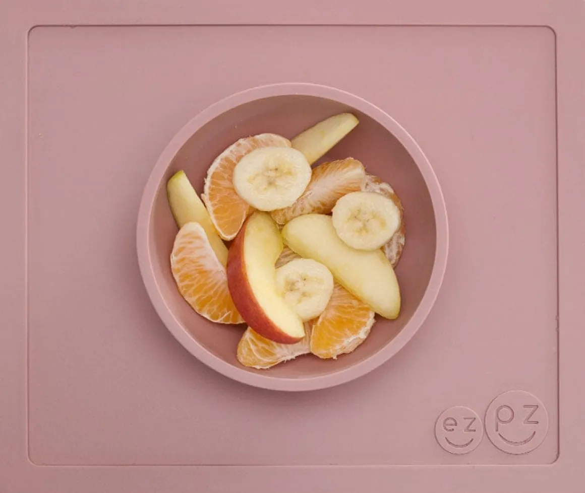 EZPZ Happy Mat Placemat & Bowl - Blush