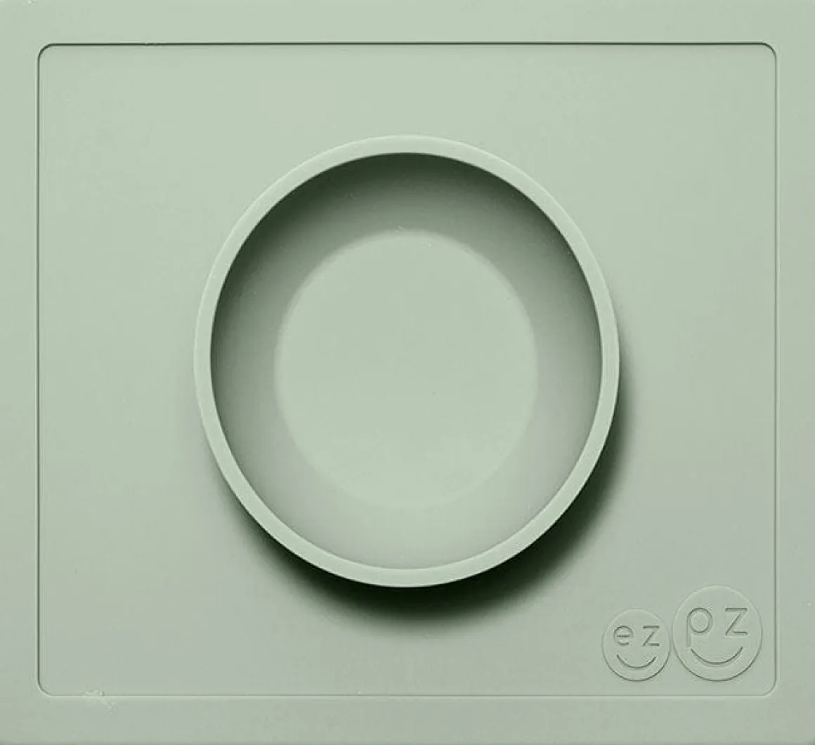 EZPZ Happy Mat Placemat & Bowl - Sage