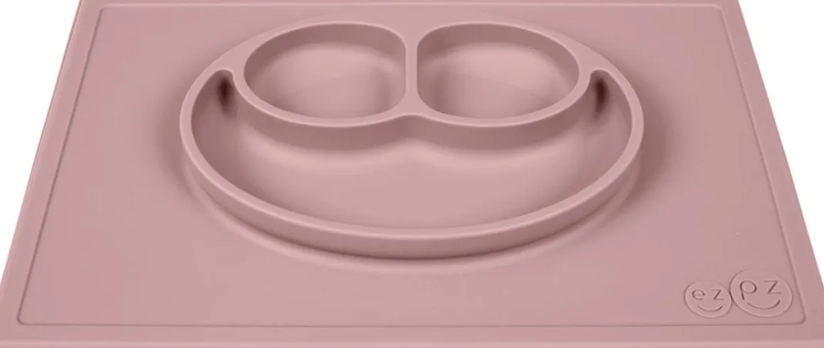 EZPZ Happy Mat Placemat & Plate - Blush