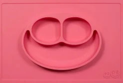 EZPZ Happy Mat Placemat & Plate - Coral
