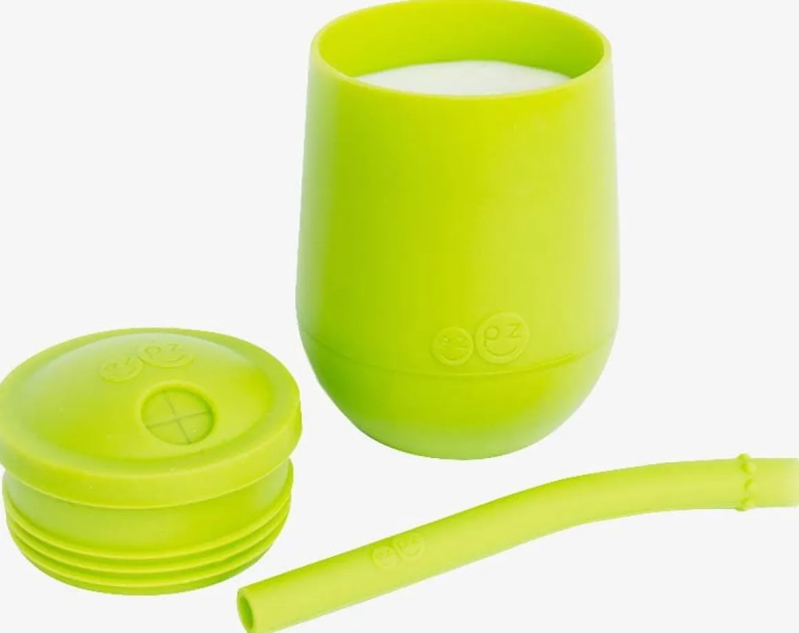 EZPZ Mini Cup Training Cup + Straw Training System - Lime