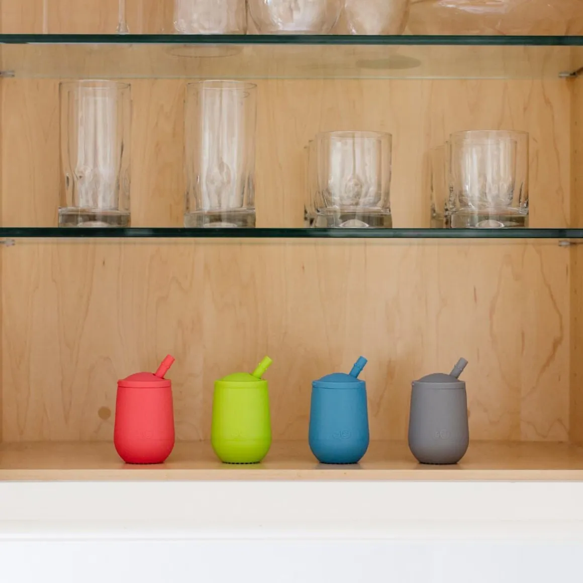 EZPZ Mini Cup Training Cup + Straw Training System - Lime