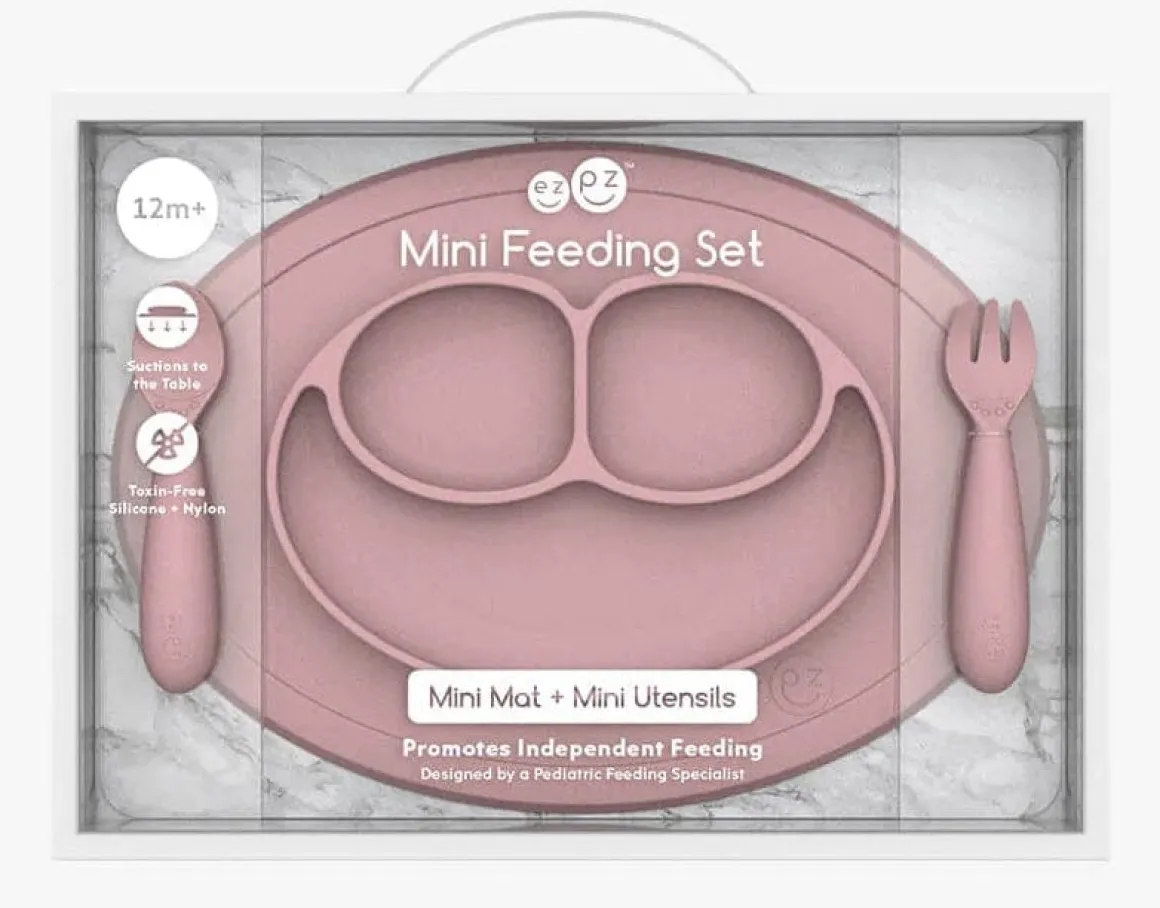 EZPZ Mini Feeding Set - Blush