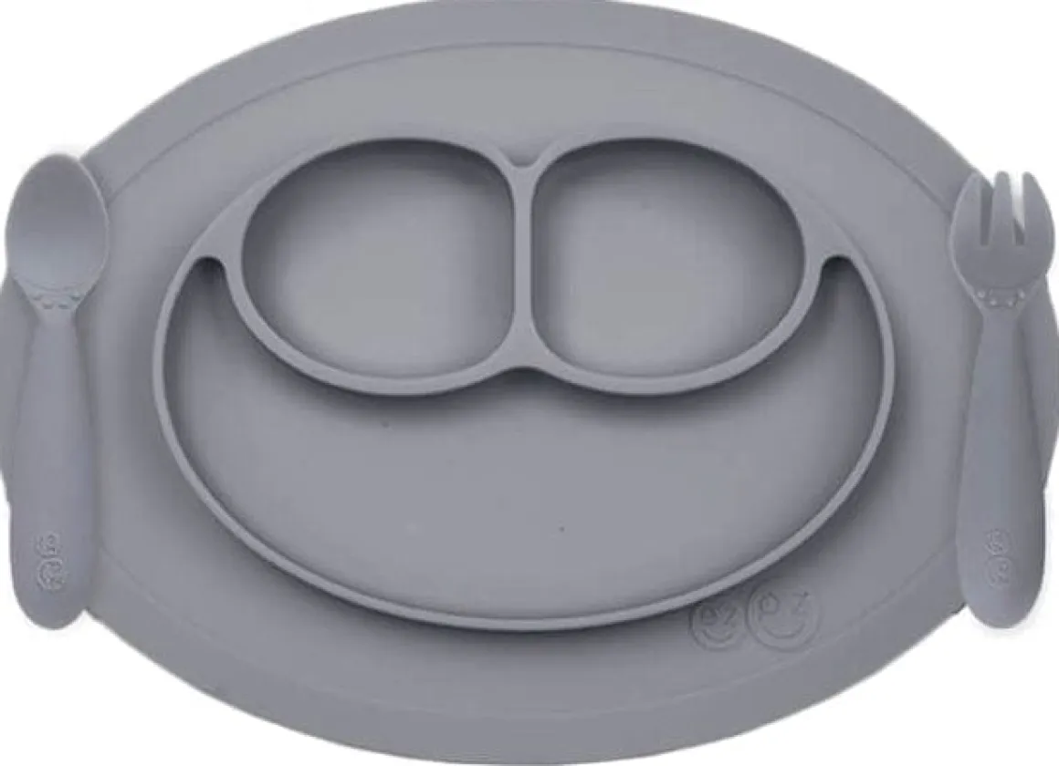 EZPZ Mini Feeding Set - Gray