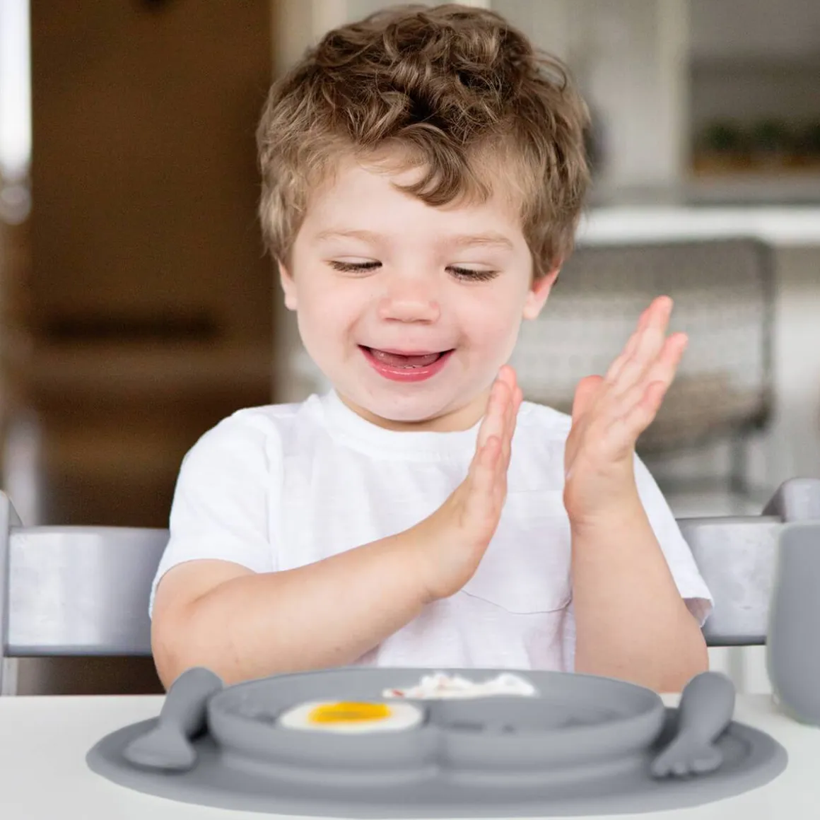 EZPZ Mini Feeding Set - Gray