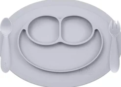 EZPZ Mini Feeding Set - Pewter