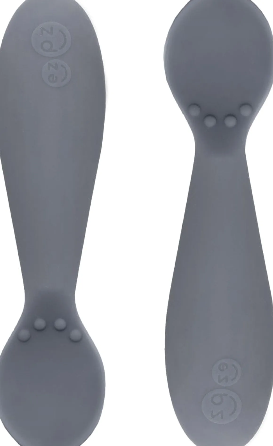 EZPZ Tiny Spoon, Twin Pack - Gray