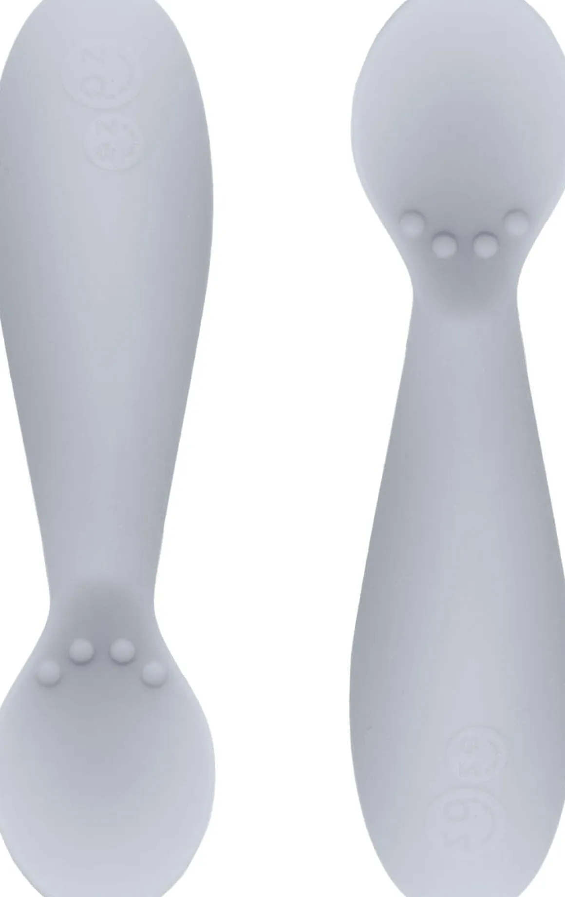 EZPZ Tiny Spoon, Twin Pack - Pewter