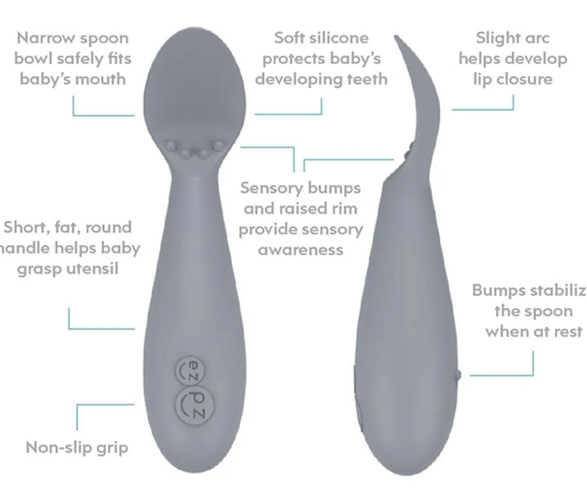 EZPZ Tiny Spoon, Twin Pack - Sage