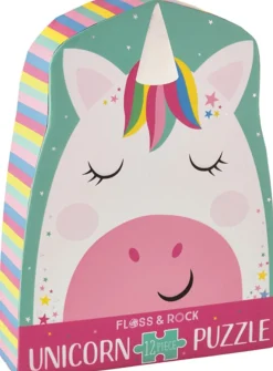 Floss & Rock 12pc Puzzle - Rainbow Unicorn
