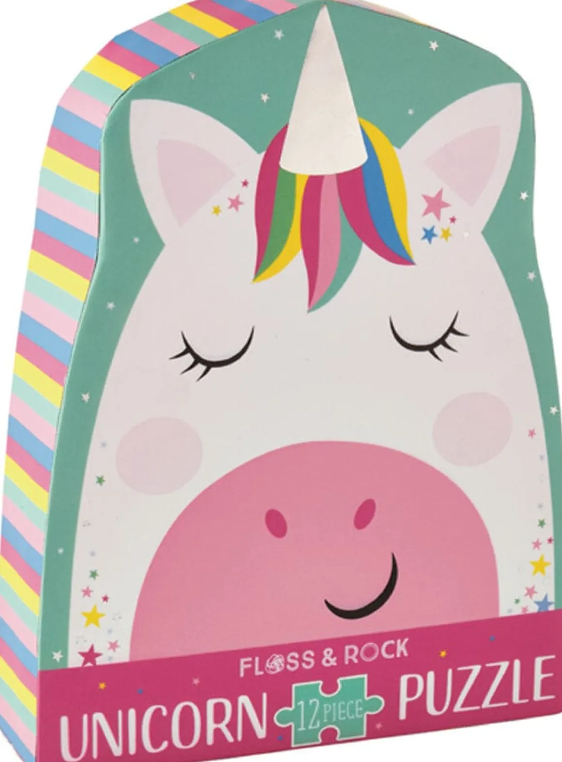 Floss & Rock 12pc Puzzle - Rainbow Unicorn