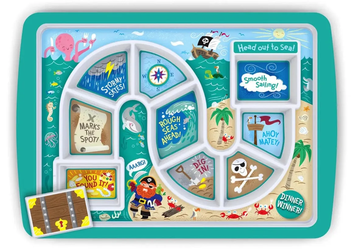 Fred & Friends Dinner Winner Plate - Pirate Adventure