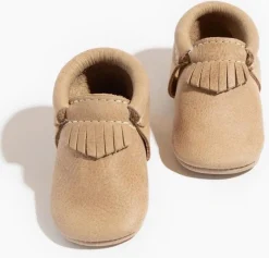 Freshly Picked City Moccasins, Size 1 - Weathered Brown