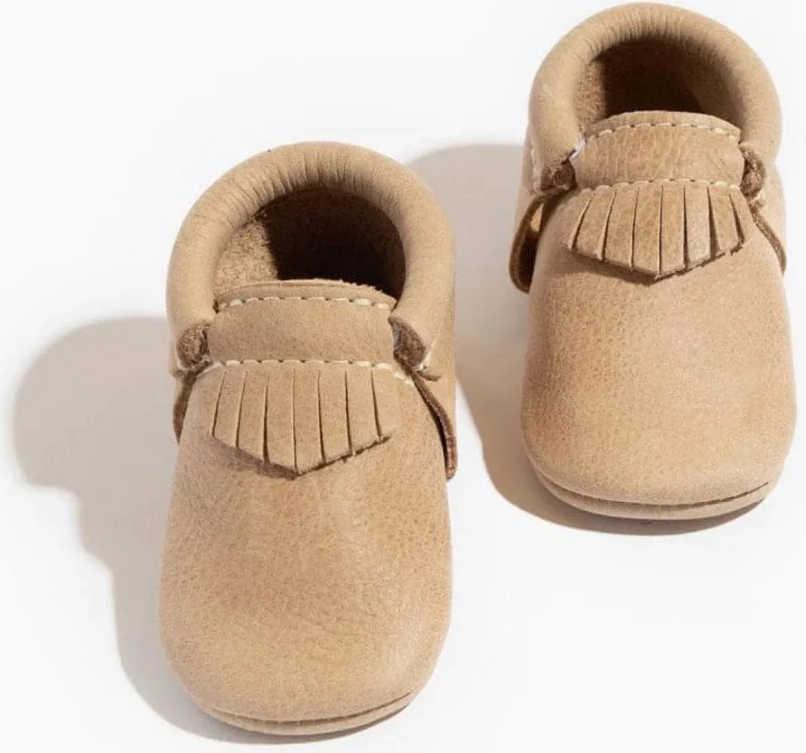 Freshly Picked City Moccasins, Size 3 - Weathered Brown