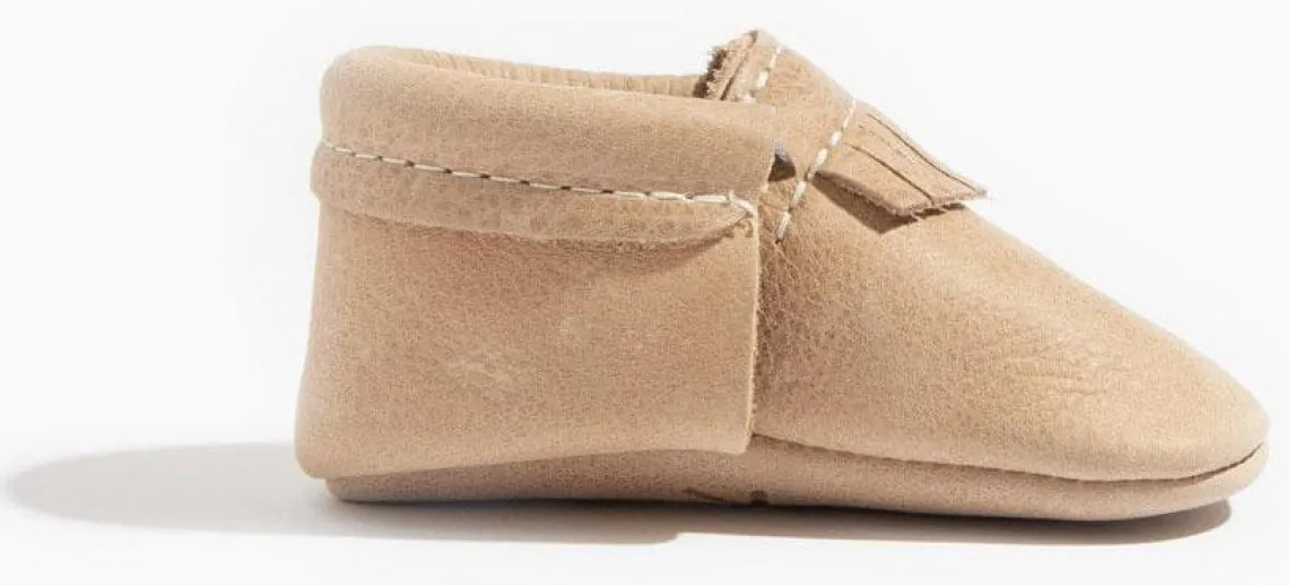 Freshly Picked City Moccasins, Size 3 - Weathered Brown