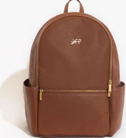 Freshly Picked Classic City Pack Backpack Diaper Bag - Cognac
