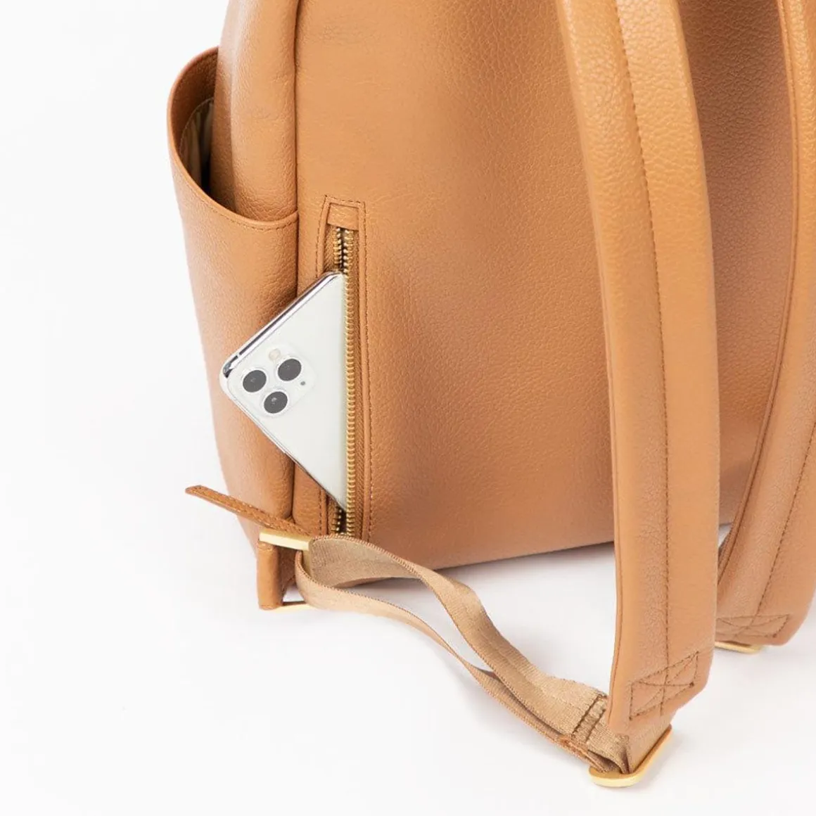 Freshly Picked Classic City Pack II Backpack Diaper Bag - Butterscotch