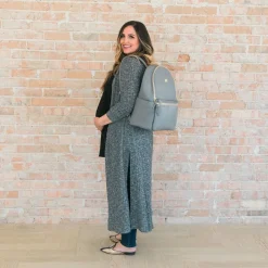 Freshly Picked Classic City Pack II Backpack Diaper Bag - Stone