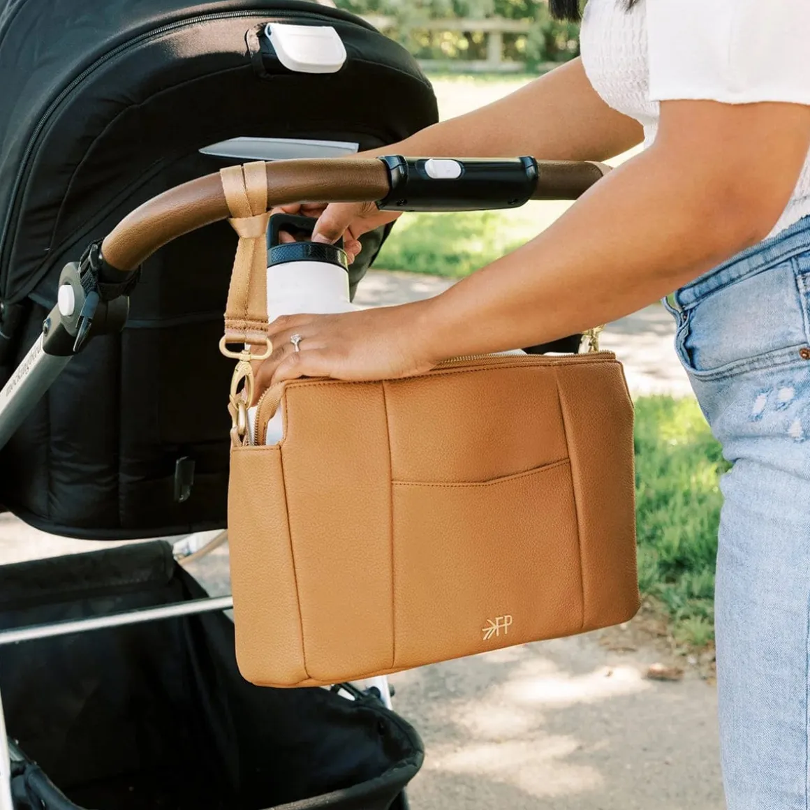 Freshly Picked Classic Stroller Caddy - Butterscotch