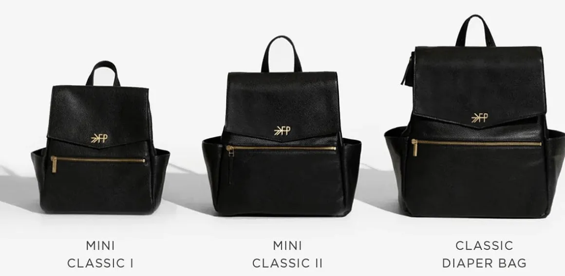 Freshly Picked Mini Classic Diaper Bag II - Ebony