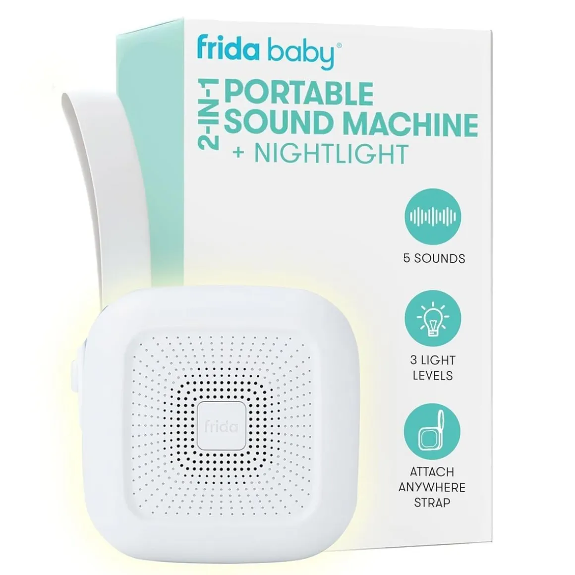 FridaBaby 2-in-1 Portable Sound Machine + Nightlight