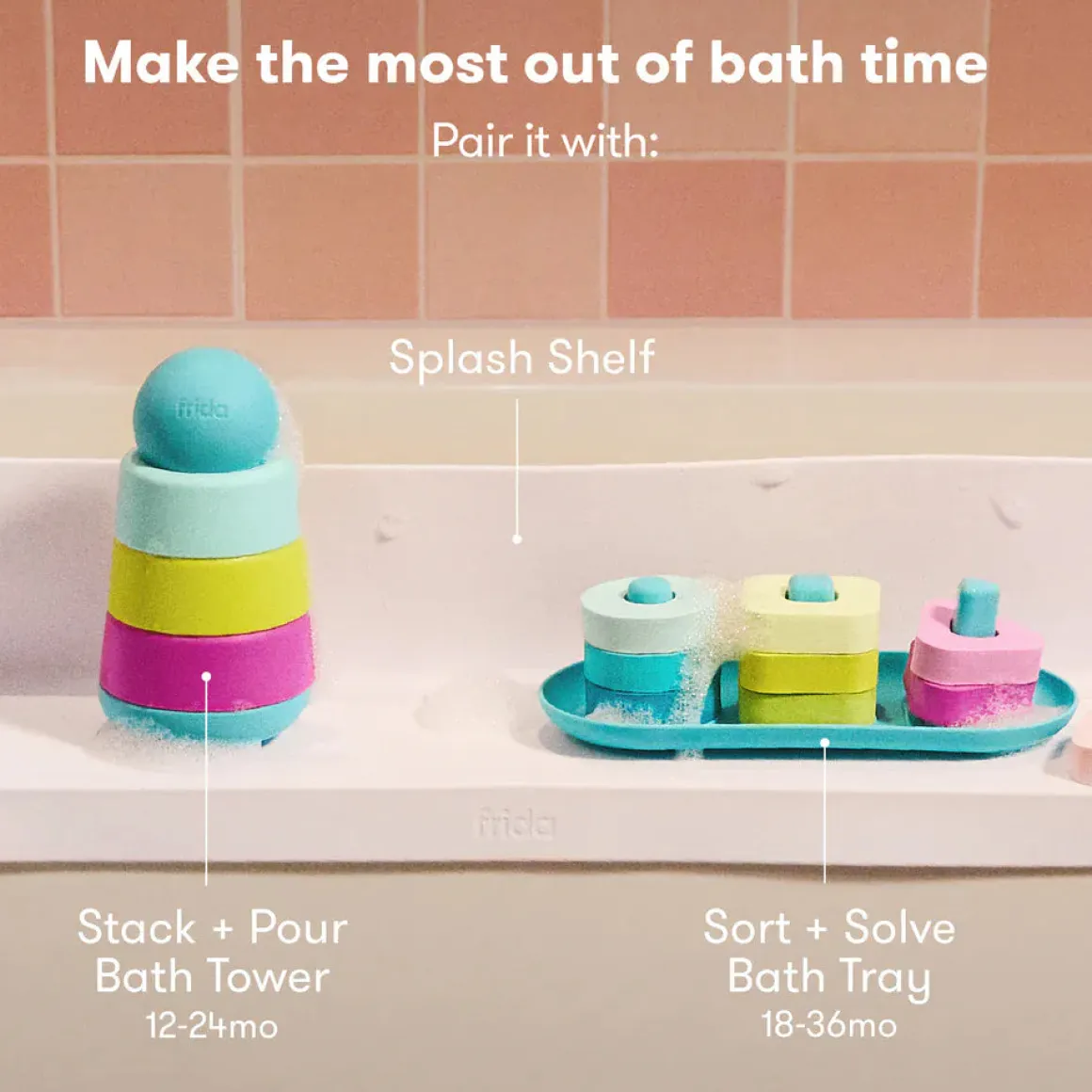 FridaBaby Stack + Pour Bath Tower