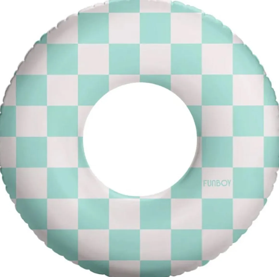 FUNBOY 30" Checkered Kids Tube Float - Blue