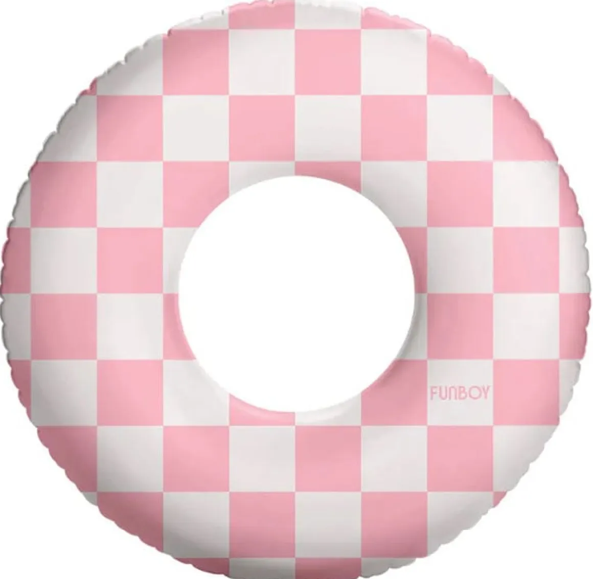 FUNBOY 30" Checkered Kids Tube Float - Pink