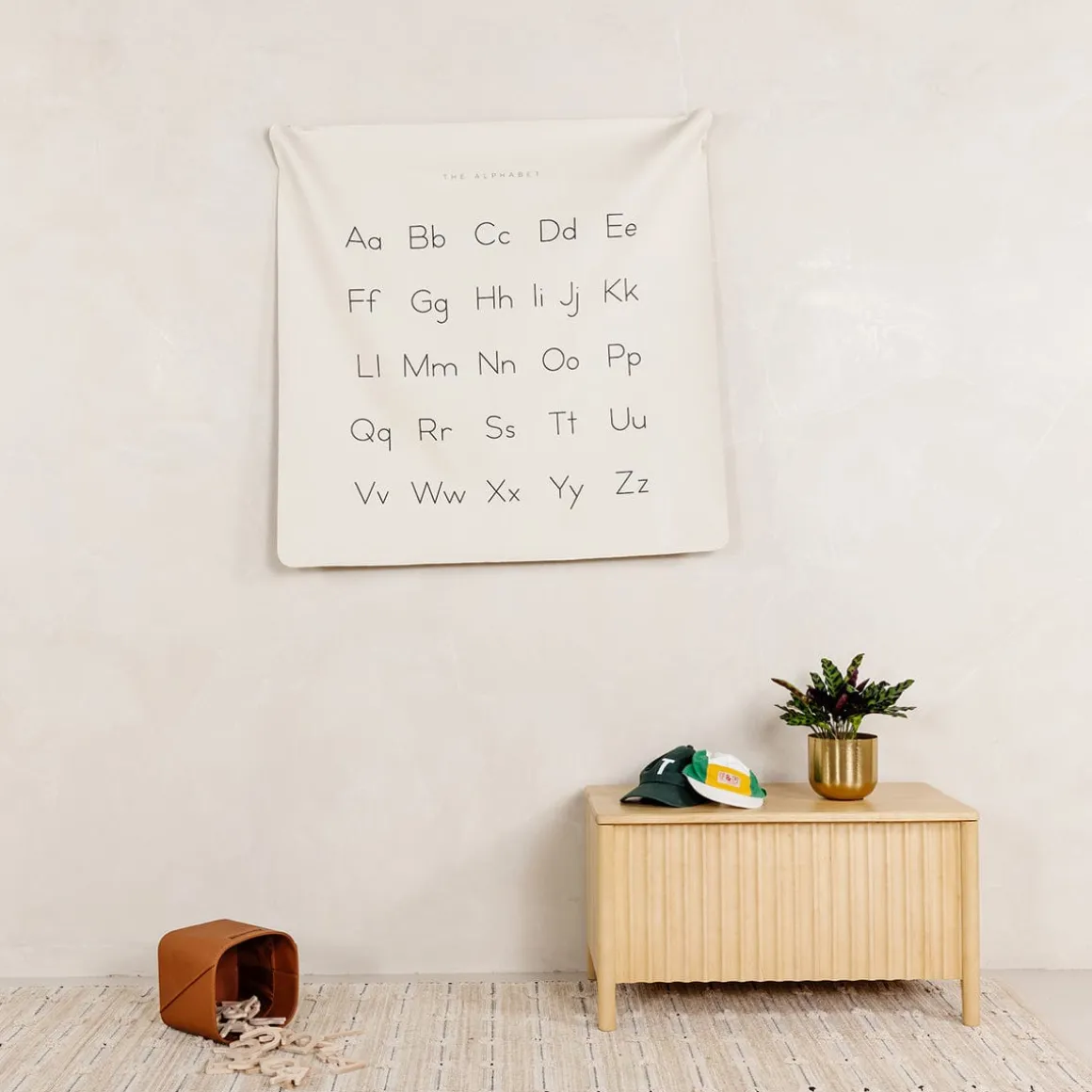 Gathre High Chair Mat, Mini - Alphabet