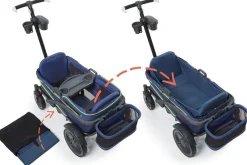Gladly Family Anthem2 All-Terrain (2 Seater) Stroller Wagon - Neon Indigo