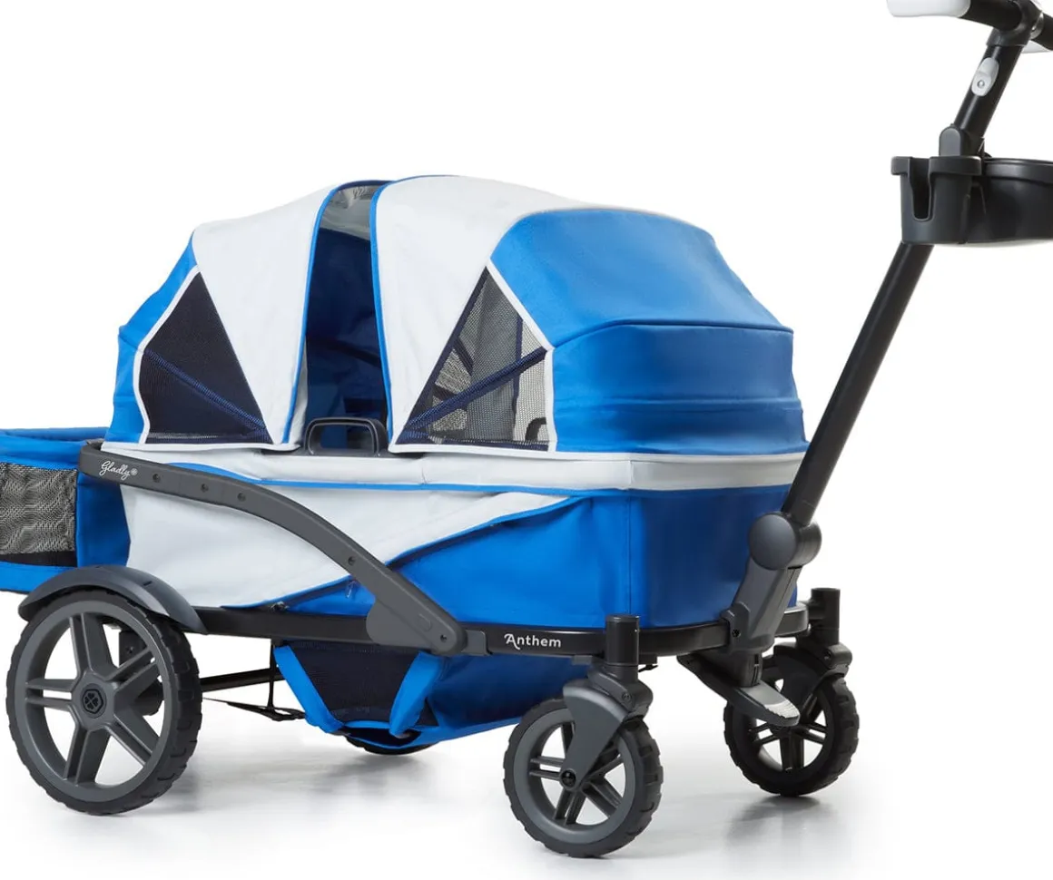 Gladly Family Anthem4 ICS All-Terrain (4 Seater) Stroller Wagon -Electric Silver