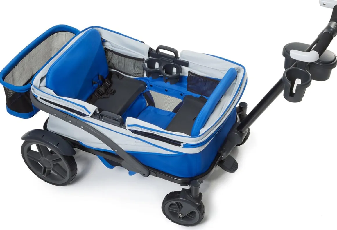 Gladly Family Anthem4 ICS All-Terrain (4 Seater) Stroller Wagon -Electric Silver