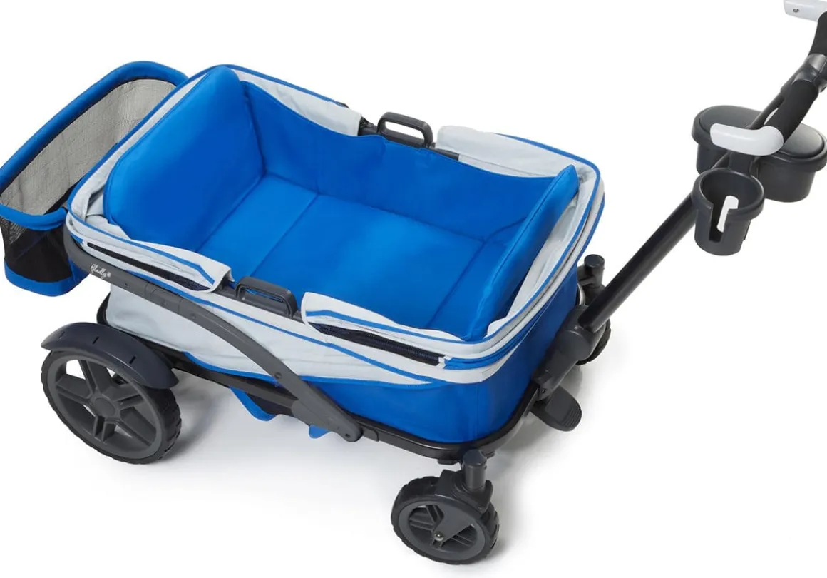 Gladly Family Anthem4 ICS All-Terrain (4 Seater) Stroller Wagon -Electric Silver
