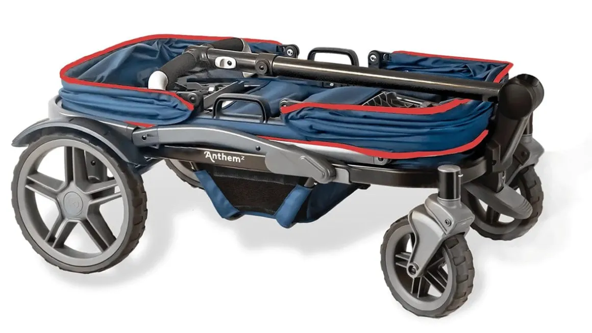 Gladly Family AnthemZ All-Terrain (2 Seater) Stroller Wagon - Wild Berry
