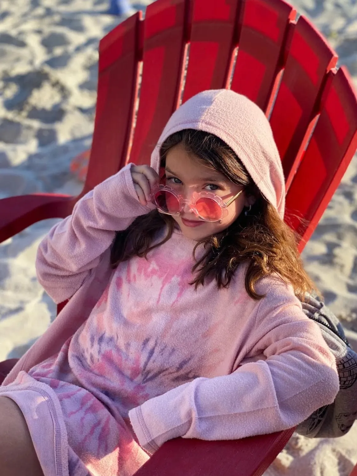 GlamBaby Ariel Pink Sunglasses