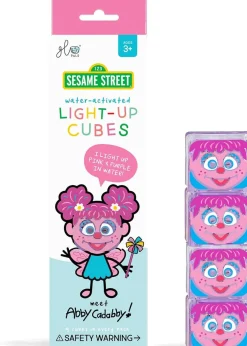 Glo Pals Light Up Cube Bath Toys - Abby Cadabby