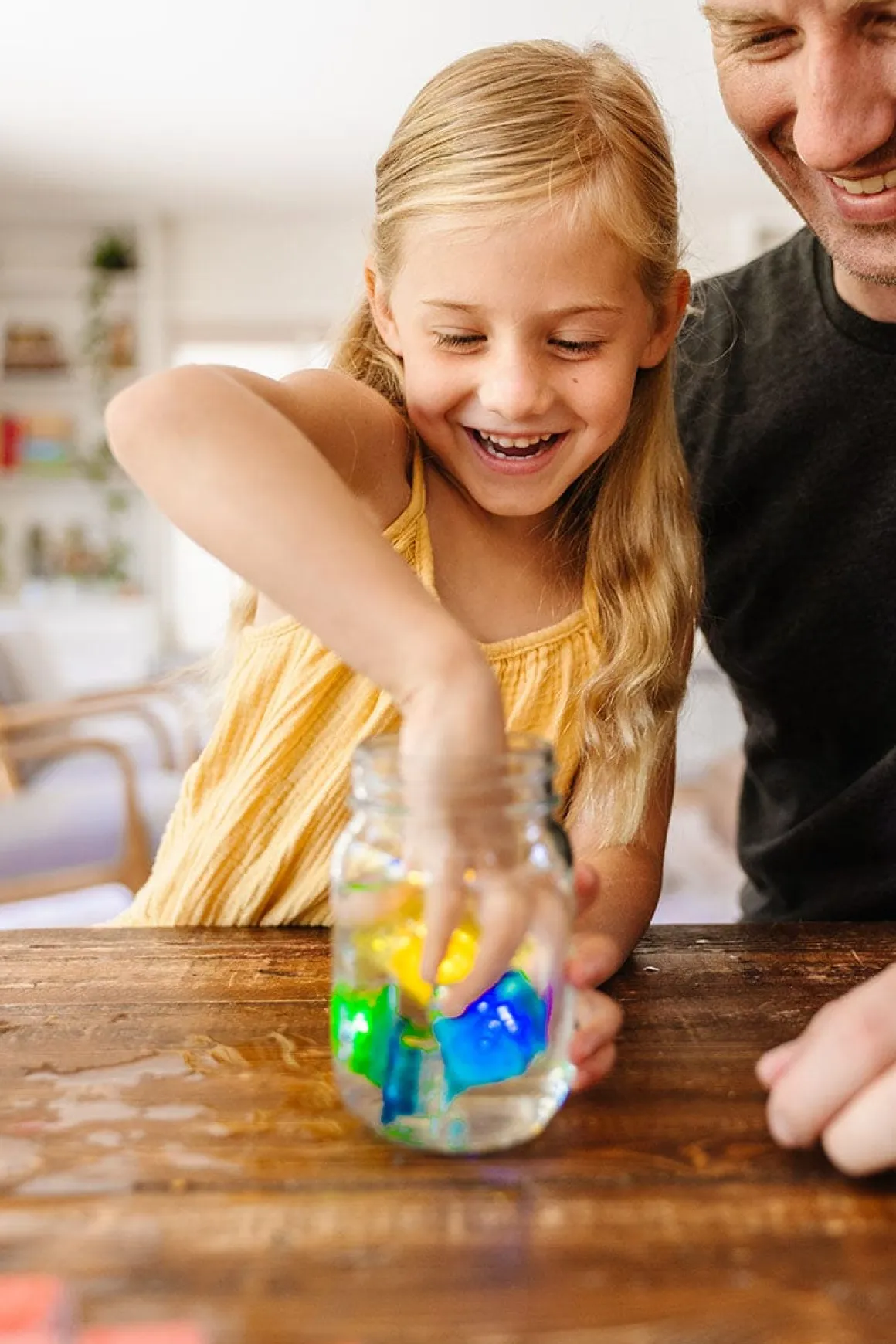 Glo Pals Light Up Cube Bath Toys - Alex (Yellow)